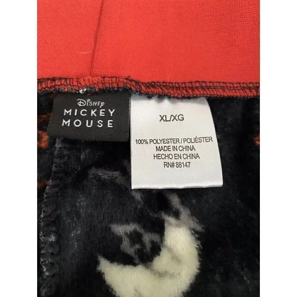 Disney Mickey Mouse Halloween Women’s Sz XL Soft Pj Pajama Pants Velvet NEW - Picture 6 of 9
